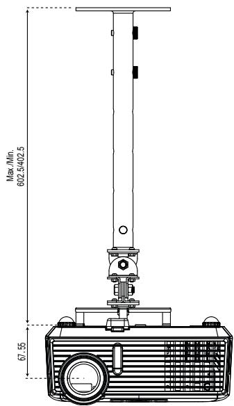 OPTOMA DX733 - Installation au plafond - 4