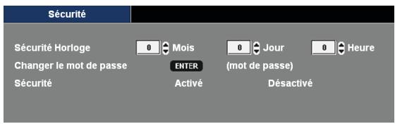 OPTOMA DX733 - Mode Sécurité - 1