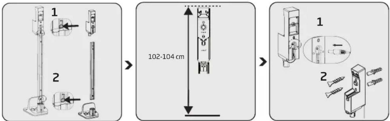 1 2 102-104 cm 1 2
