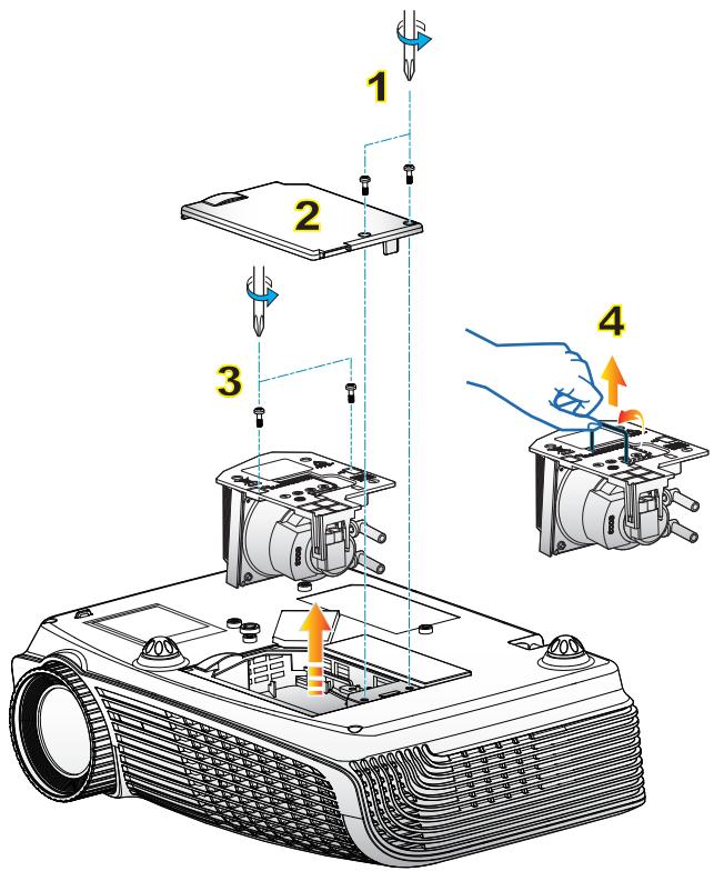 OPTOMA EH1020 - CAUTION! - 2