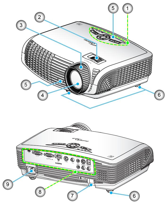 OPTOMA EH1020 - Unité principale - 1