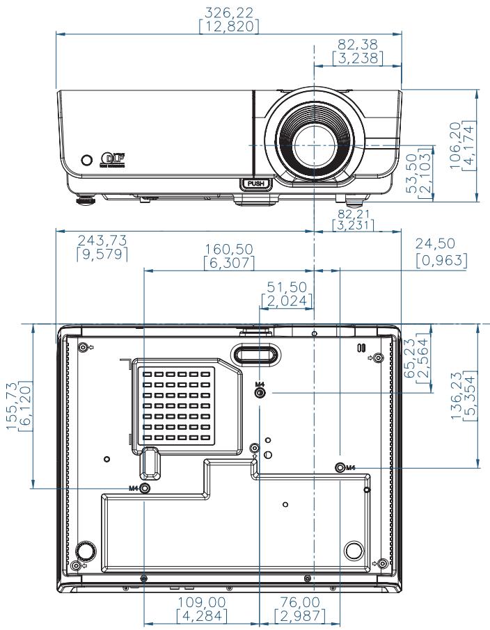 OPTOMA EH1060 - Installation au plafond - 3