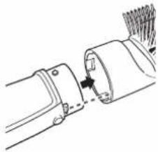PANASONIC EH-KE46 - Removing the attachment - 1