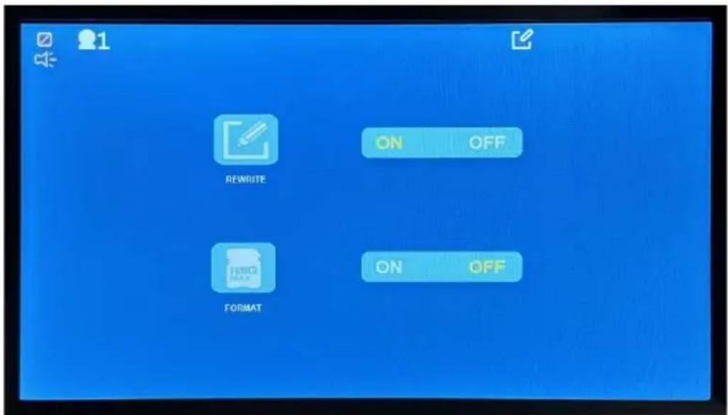 1 ON OFF REWRITE FORMAT ON OFF