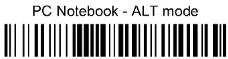 PC Notebook - ALT mode