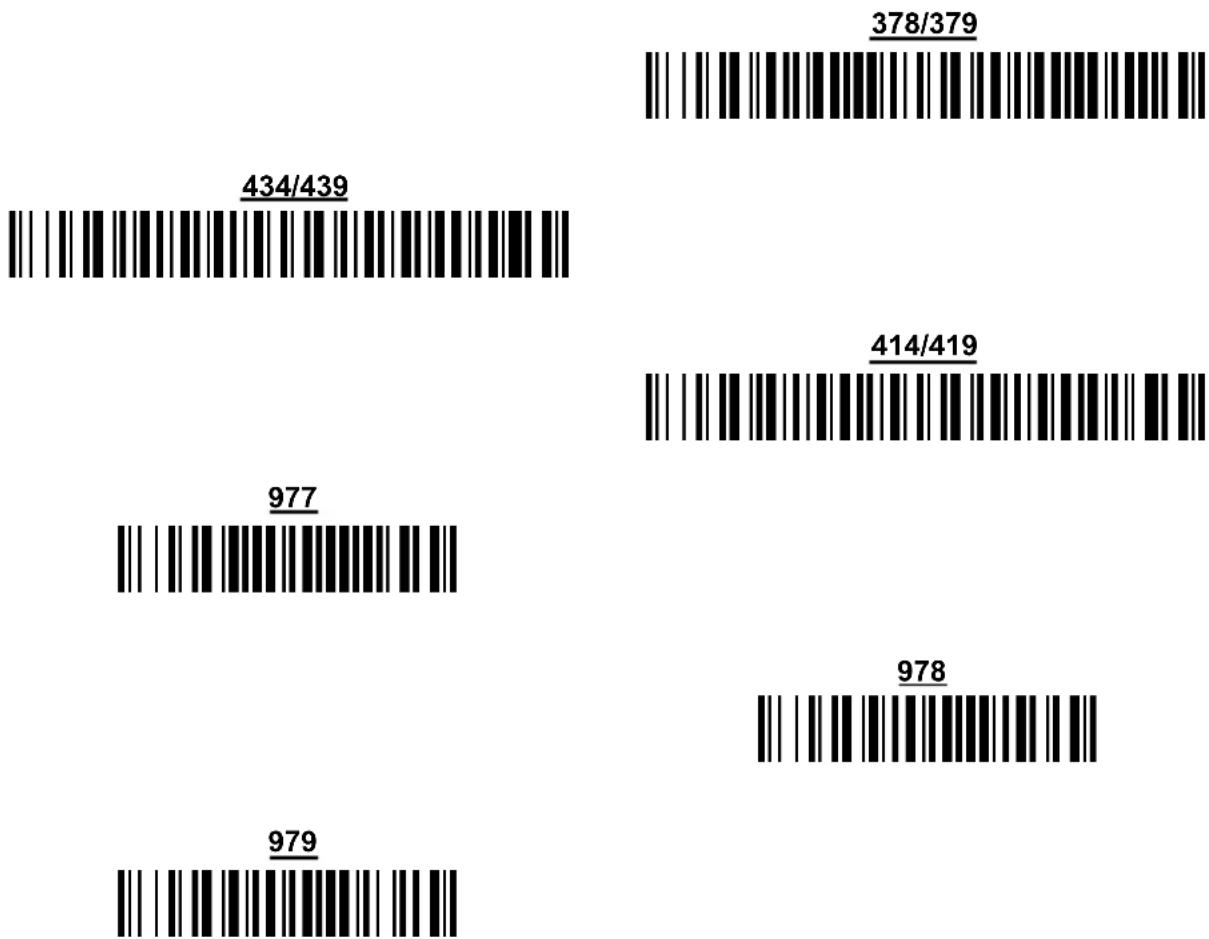 ZEBRA PowerScan M8300 - SELECT EAN/UPC PREFIXES - 3