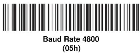 Baud Rate 4800 (05h)