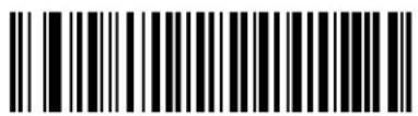 Black and white barcode image with vertical lines and a central dot