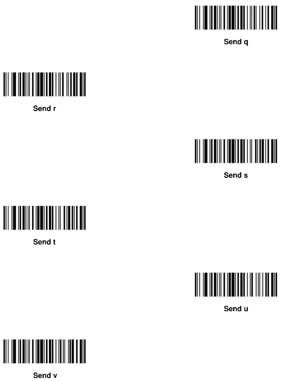 ZEBRA Symbol DS6607 - Keyboard Characters - 57