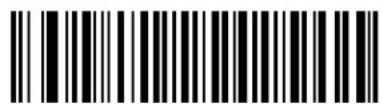 Black and white barcode image with vertical lines and a central dot