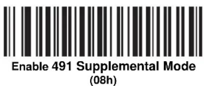 Enable 491 Supplemental Mode (08h)