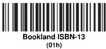 Bookland ISBN-13 (01h)