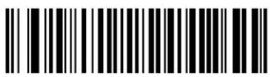 Black and white barcode image with vertical lines and a central dot