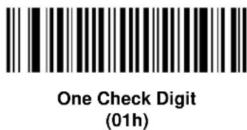 One Check Digit (01h)