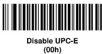 Disable UPC-E (00h)