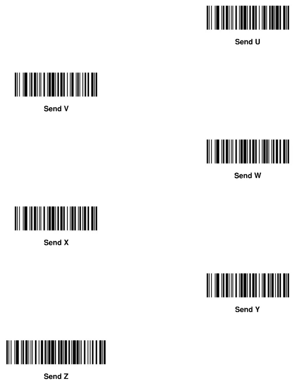 ZEBRA Symbol DS6607 - Keyboard Characters - 39