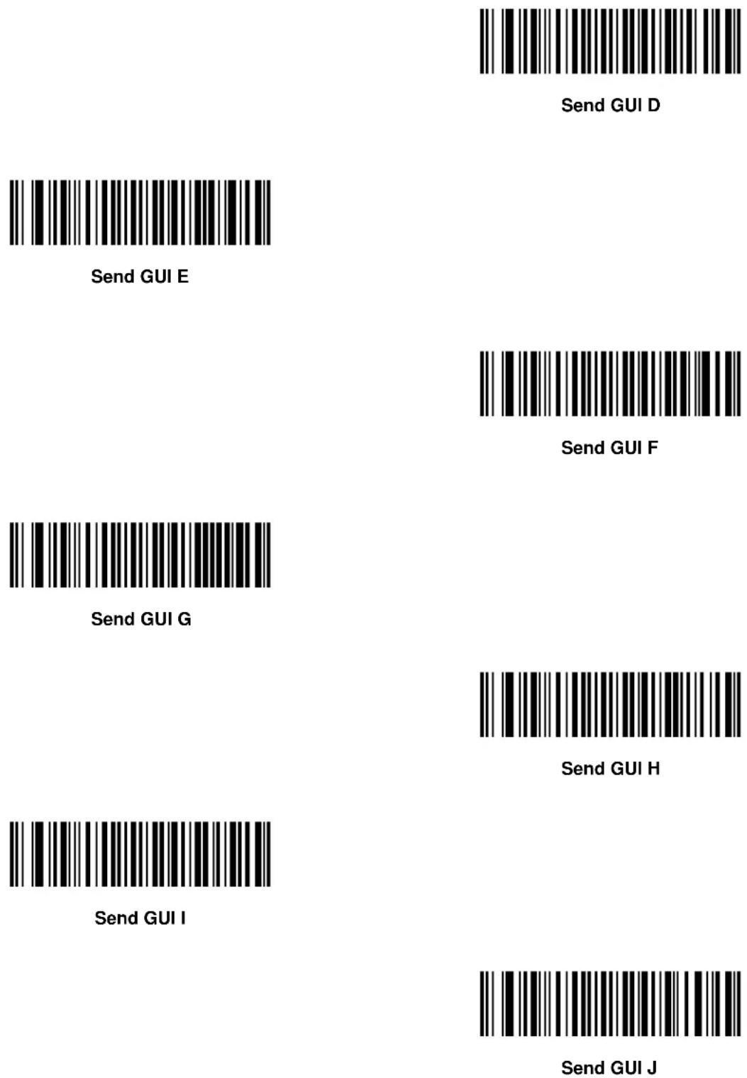 ZEBRA Symbol DS6607 - Send Graphic User Interface (GUI) Characters - 14