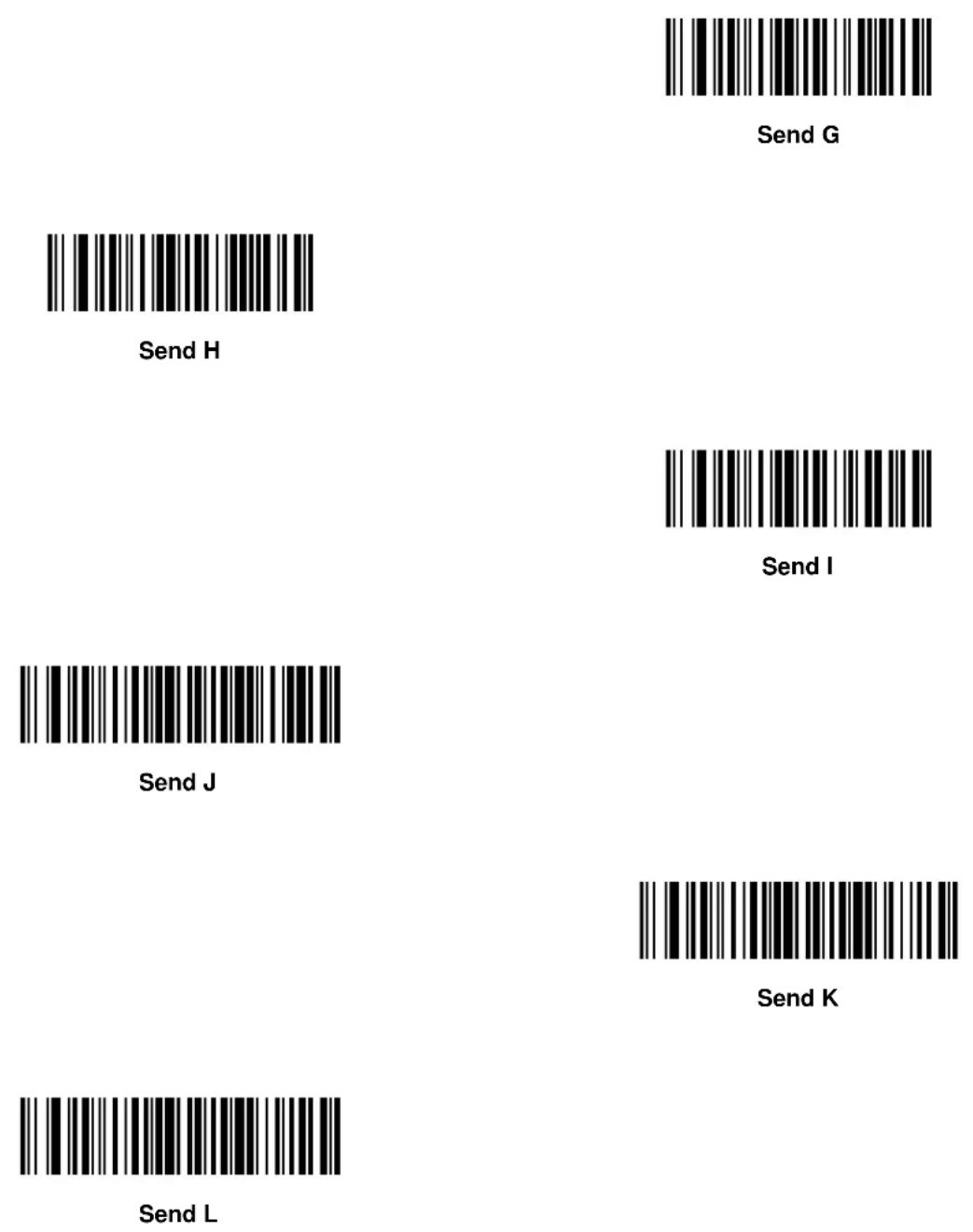 ZEBRA Symbol DS6607 - Keyboard Characters - 30