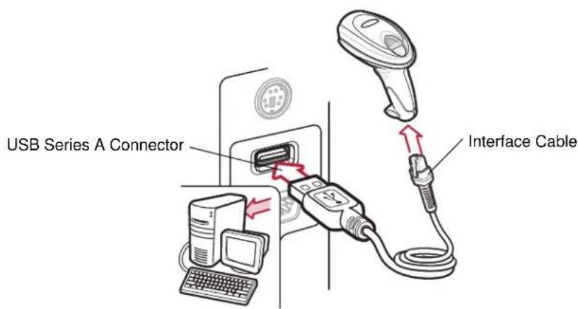 USB Series A Connector Interface Cable