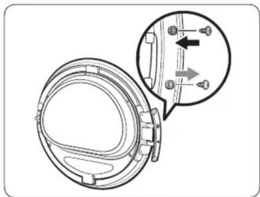 Technical diagram of a mechanical component with an inset showing a close-up view of a shaft and guide mechanism (no text or symbols present)