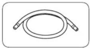 Simple line drawing of a coiled tube or hose with two connectors (no text or symbols).