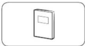 Simple line drawing of a closed book with a blank cover, no text or symbols.