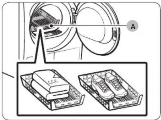 Diagram showing a device with labeled components and two views of a laptop case, likely illustrating a mechanical or educational setup.