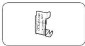 Simple line drawing of a mechanical component or bracket (no text or symbols)