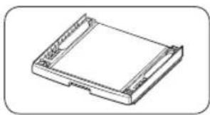 Isometric line drawing of a rectangular electronic component or enclosure with mounting holes (no text or symbols)