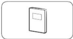 Simple line drawing of a closed book with a blank cover (no text or symbols)
