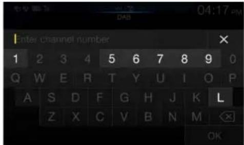 Enter channel number 1 2 3 4 5 6 7 8 9 0 Q W E R T Y U I O P A S D F G H J K L Z X C V B N M OK