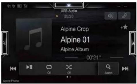 USB Audio 20/20 Alpine Crop Alpine 01 Alpine Album 00'21" Alpine Phone Off Off Search