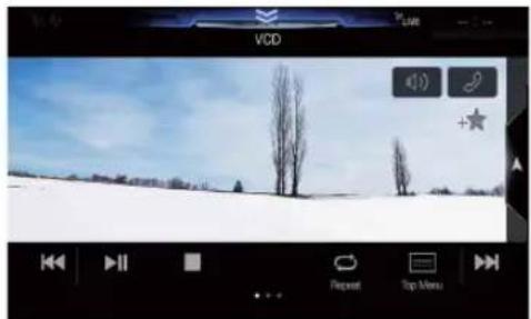 ALPINE X308AU - ■ Video CD main screen example - 1