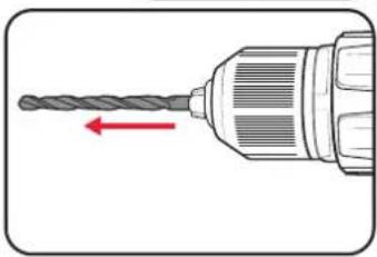 Ozito PXBHS-180 - Installing A Drill Bit - 4