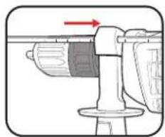 Ozito HDR-7113 - Installing Drill Bits - 1