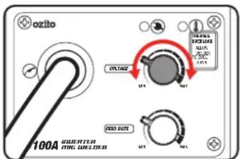 ozito VOLTAGE MAX MAX POWER Schematic MAX 100A UBEATER MNG UBEER