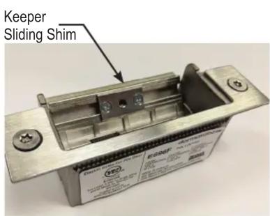 Keeper Sliding Shim