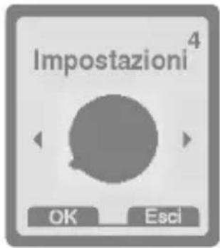 Impostazioni⁴ OK Esci