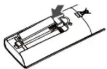 LG A3UQ34GFAB - Inserir as pilhas - 2