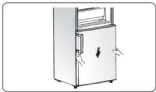 Heinner HC-N269SF+ - Reversing the door - 23