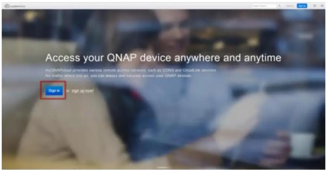Access your QNAP device anywhere and anytime myQNAPcloud provides various remote access services, such as DDNS and CloudLink services No matters where you go, you can always and securely access your QNAP devices. Sign In or sign up now!