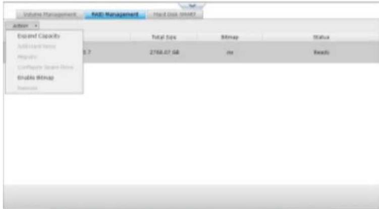 Validus Management FAD Management Hold Data: 004807 Action Expand Capacity Add Hard Value Regulate Configure Store Drive Double Mcap Status Total Size Skip Status 0.7 2768.07 GB time Ready
