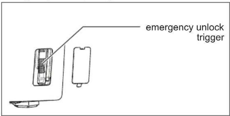 Emergency unlock trigger