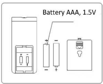 Battery AAA, 1.5V