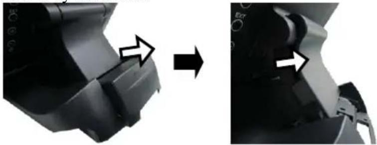 Posiflex LM-3110E - Connecting VGA and USB Cables - 4