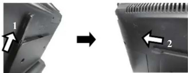 Posiflex PD-6607 - Mounting PD-6607 Series onto XT Series Terminal - 2