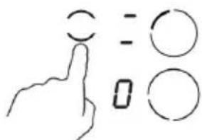 Hand-drawn icons including a finger, circle, and number signs with corresponding symbols