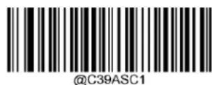 Newland HR22800-BT - Enable/Disable Code 39 Full ASCII - 2