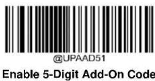 @UPAAD51 Enable 5-Digit Add-On Code