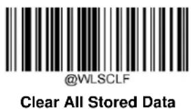 @WLSCLF Clear All Stored Data